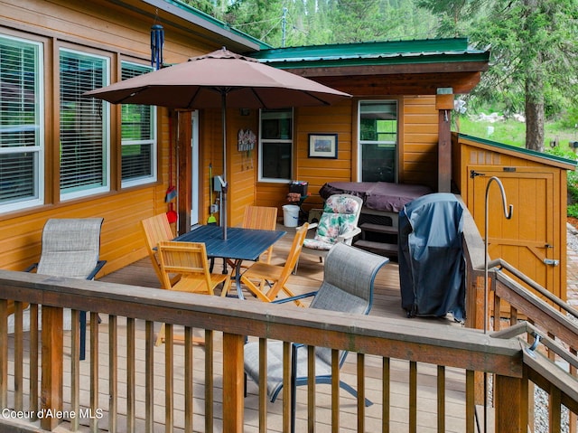 16646 E Cape Horn Rd, Bayview, ID 83803 - view of wooden deck