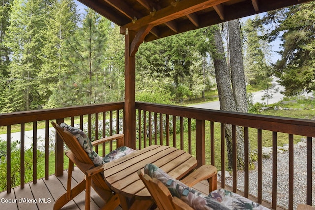16646 E Cape Horn Rd, Bayview, ID 83803 - view of deck