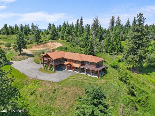 5239 E Dodd Rd, Hayden, ID 83835 - view from above of property