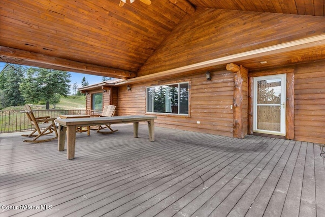 5239 E Dodd Rd, Hayden, ID 83835 - deck with outdoor dining space