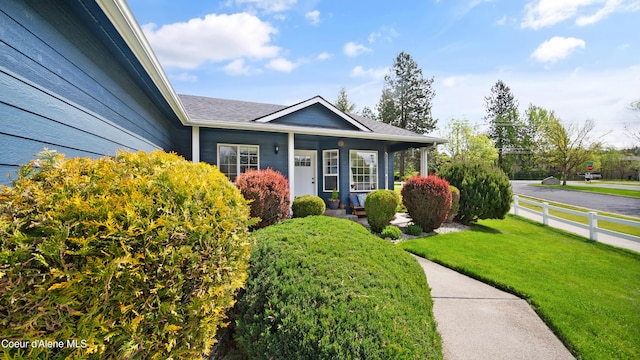 view of front of house with a porch