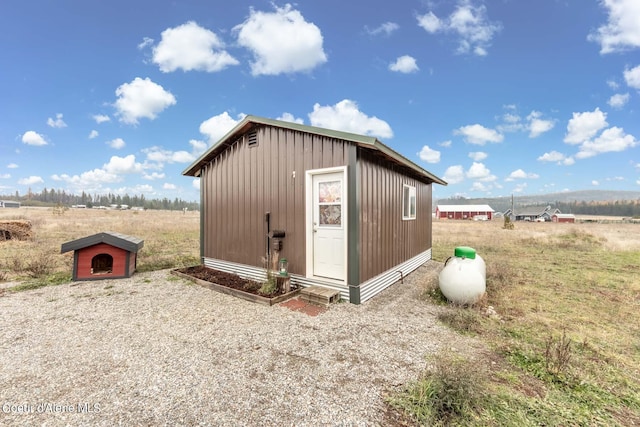 view of outbuilding featuring an outdoor structure