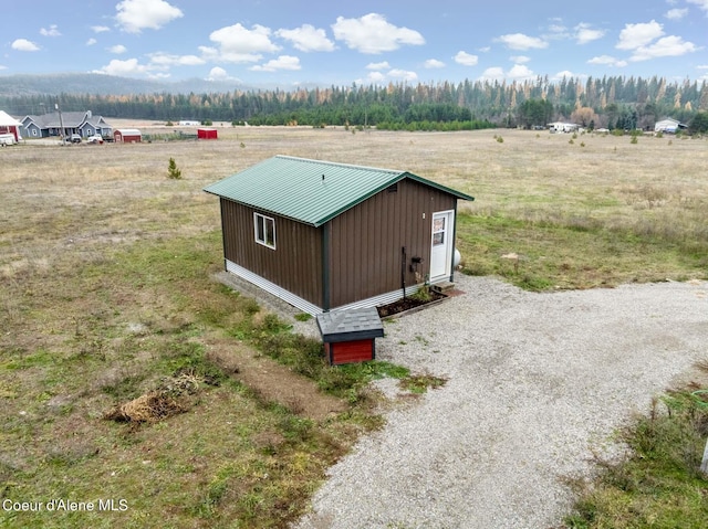 aerial view of property and surrounding area