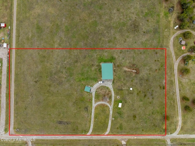 view of property location with property boundaries highlighted