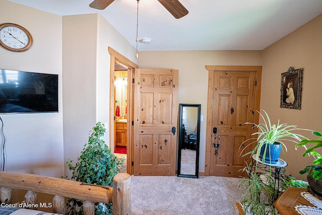 1 Elsie Peak Ct Unit B1 Bldg B, Pinehurst, ID 83850 - bedroom featuring carpet and a ceiling fan