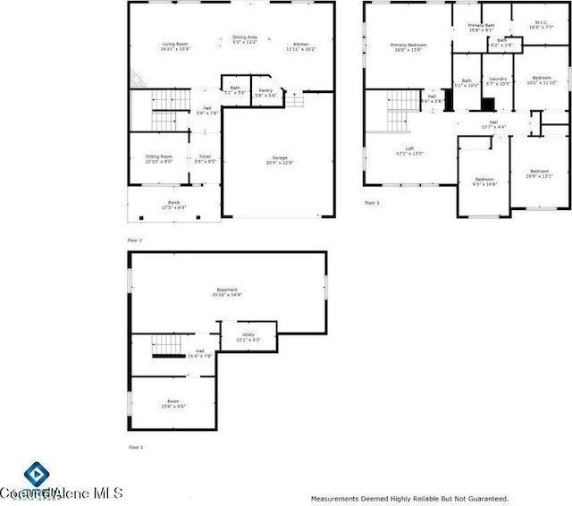 3316 N Van Winkle St, Post Falls, ID 83854 - property floor plan