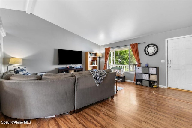 1135 W Wishkah Ave, Post Falls, ID 83854 - living area with wood finished floors and baseboards