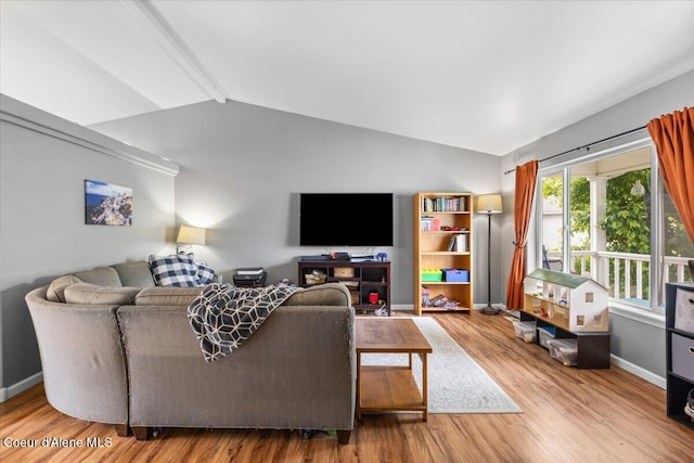 1135 W Wishkah Ave, Post Falls, ID 83854 - living area featuring wood finished floors and baseboards