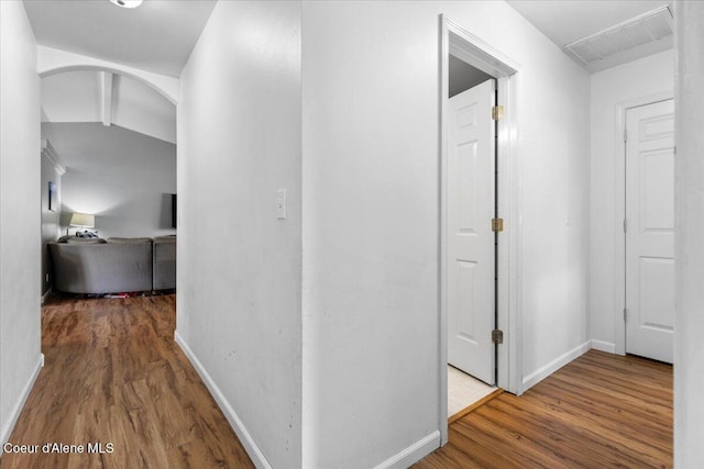 1135 W Wishkah Ave, Post Falls, ID 83854 - corridor featuring wood finished floors and baseboards