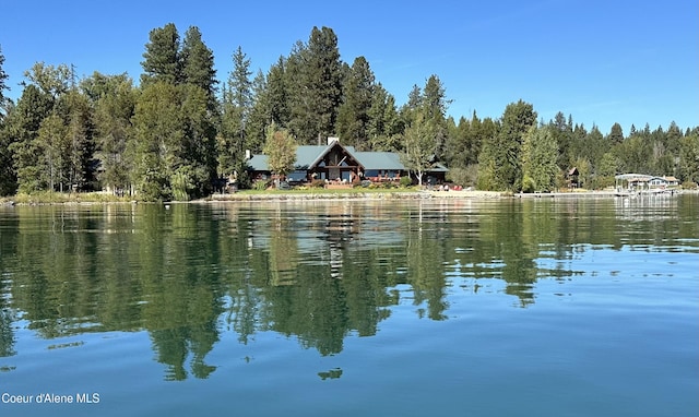 271 W Shore Ln, Sandpoint, ID 83864 - water view featuring a forest