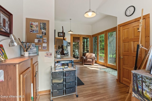 271 W Shore Ln, Sandpoint, ID 83864 - entrance foyer featuring wood finished floors