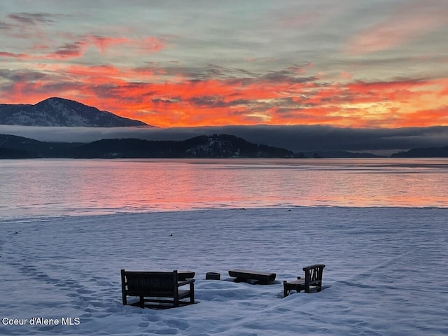 271 W Shore Ln, Sandpoint, ID 83864 - water view with mountains