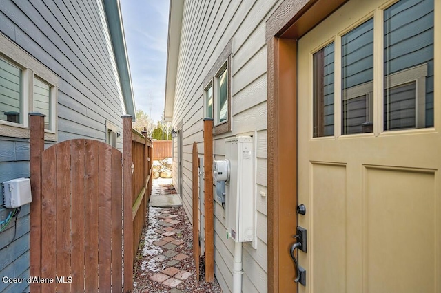 4362 N Meadow Ranch Ave, Coeur Dalene, ID 83815 - view of property exterior with a gate and fence