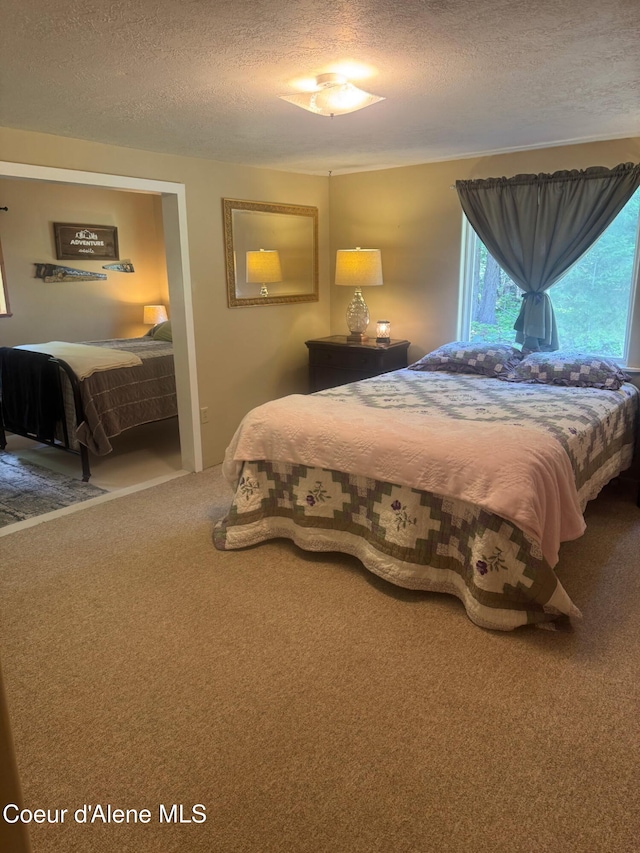 295 A St, Sandpoint, ID 83864 - bedroom with a textured ceiling and carpet floors