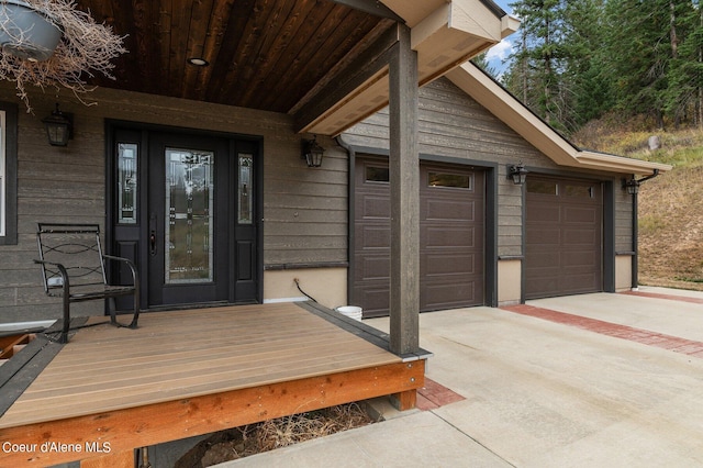1341 Merideth Rd, Plummer, ID 83851 - view of exterior entry with driveway and a garage