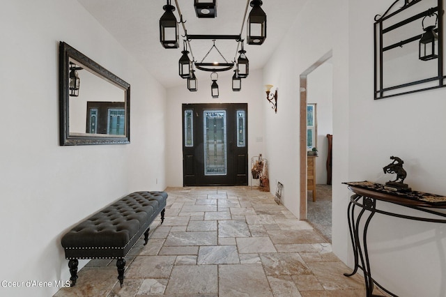 1341 Merideth Rd, Plummer, ID 83851 - foyer entrance with stone tile floors