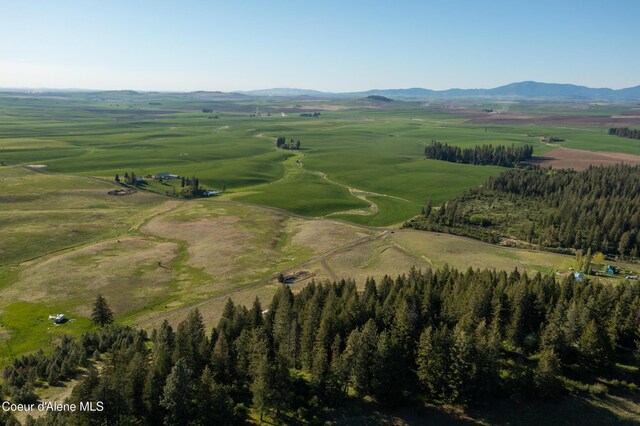 1341 Merideth Rd, Plummer, ID 83851 - aerial overview of property's location featuring a mountainous background
