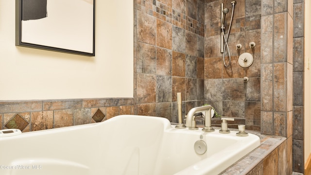 3361 Bottle Bay Rd, Sagle, ID 83860 - bathroom featuring a tub and tiled shower