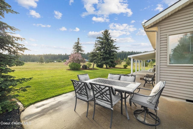 22385 N Ranch View Dr, Rathdrum, ID 83858 - view of patio / terrace with outdoor dining area