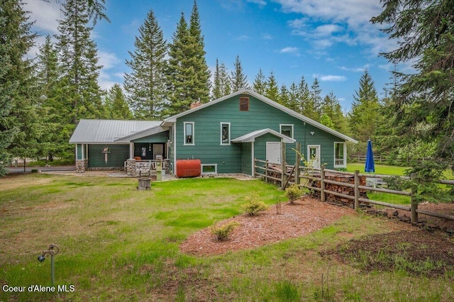 521 Shady Pines Loop, Priest Lake, ID 83856 - view of back of property