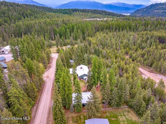 521 Shady Pines Loop, Priest Lake, ID 83856 - drone / aerial view of a forest and mountains