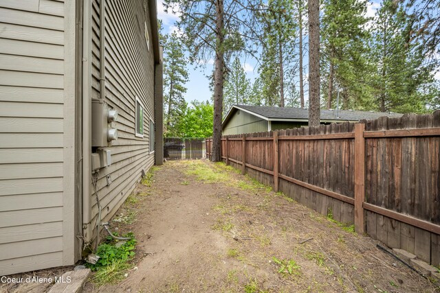 1706 E Thomas Ln, Coeur Dalene, ID 83815 - view of fenced backyard