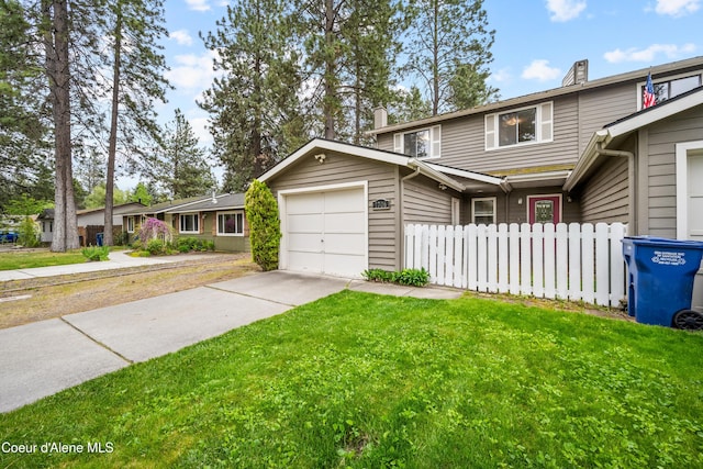 1706 E Thomas Ln, Coeur Dalene, ID 83815 - view of property featuring driveway and a garage