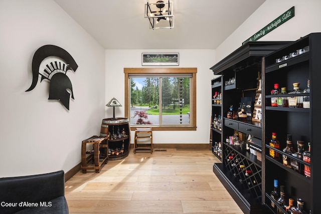 1230 E Amulet Cir, Rathdrum, ID 83858 - wine cellar featuring wood finished floors and baseboards