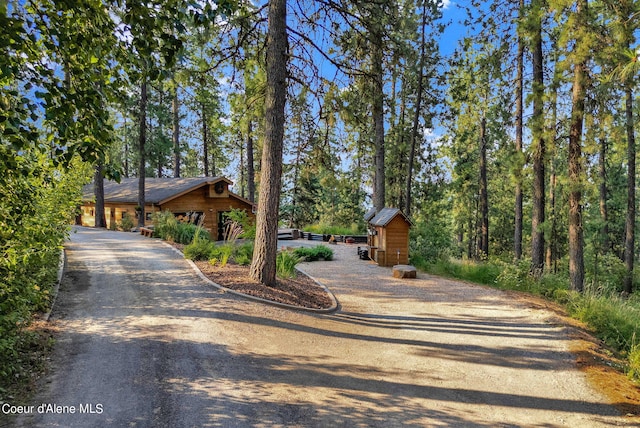 7177 W Heine Rd, Coeur Dalene, ID 83814 - view of front of house featuring asphalt driveway