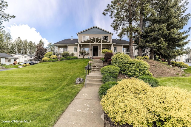 377 E Knotty Pine Ln Unit 2, Coeur Dalene, ID 83815 - view of front of property with a front yard