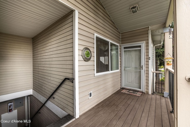 377 E Knotty Pine Ln Unit 2, Coeur Dalene, ID 83815 - view of wooden terrace
