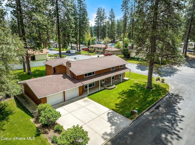 279 S Sequoia Ct, Post Falls, ID 83854 - aerial perspective of suburban area