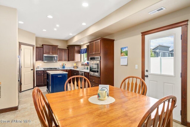1761 W Pyrenees Loop, Coeur Dalene, ID 83815 - dining area with recessed lighting and baseboards