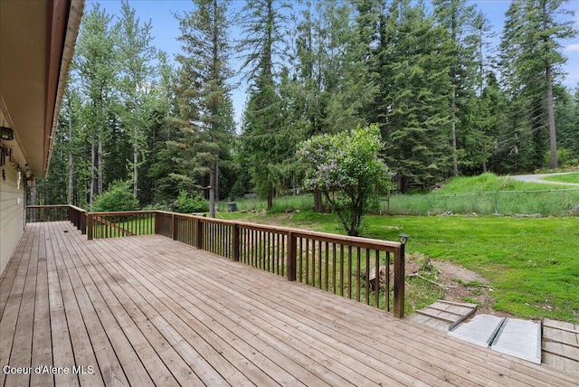 1072 Upland Dr, Sandpoint, ID 83864 - view of wooden terrace