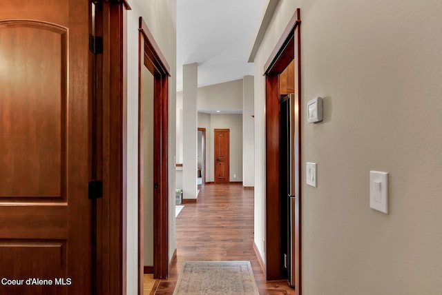 14097 N Pristine Cir, Rathdrum, ID 83858 - hallway featuring wood finished floors and baseboards