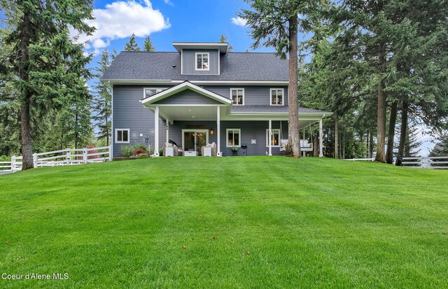 17940 W Sheltered Ct, Hauser, ID 83854 - view of rear view of house