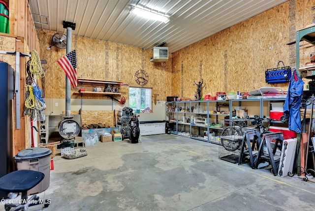17940 W Sheltered Ct, Hauser, ID 83854 - garage with a heating unit