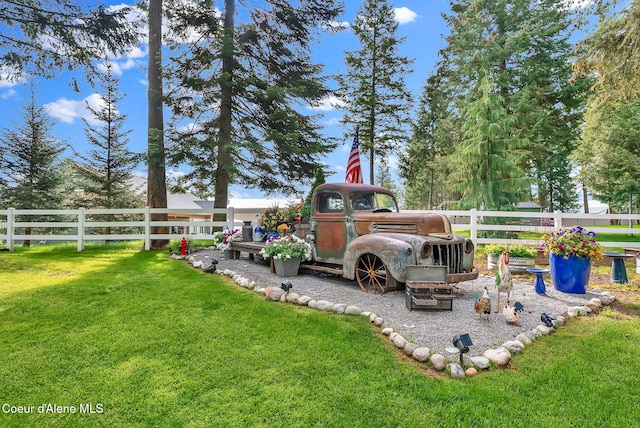 17940 W Sheltered Ct, Hauser, ID 83854 - view of yard