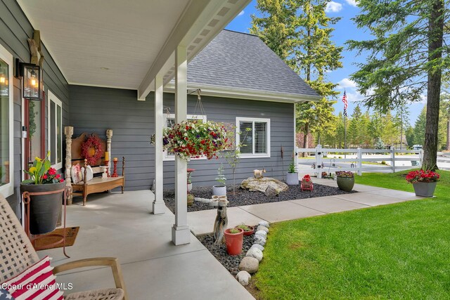 17940 W Sheltered Ct, Hauser, ID 83854 - view of porch
