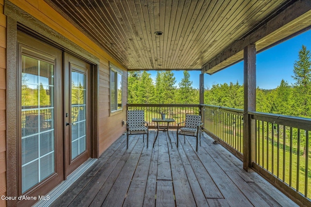 603 Schneiders Rd, Sagle, ID 83860 - view of wooden terrace