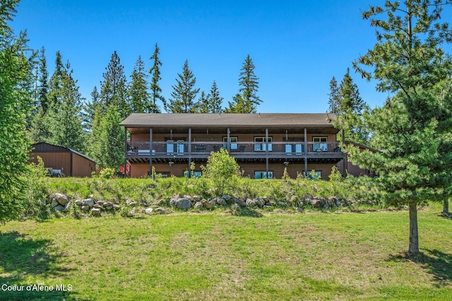 603 Schneiders Rd, Sagle, ID 83860 - back of property featuring a lawn