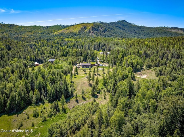 603 Schneiders Rd, Sagle, ID 83860 - bird's eye view of a forest and a mountain backdrop