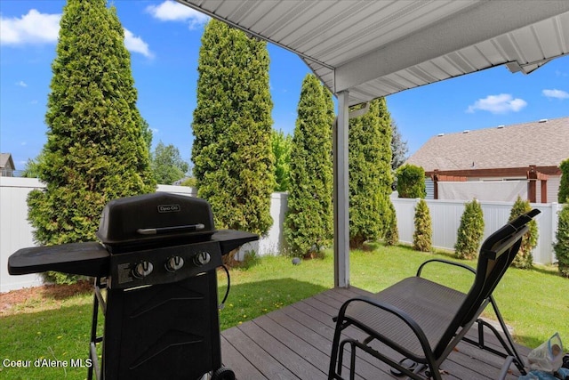 3459 E White Sands Ln, Post Falls, ID 83854 - deck featuring grilling area