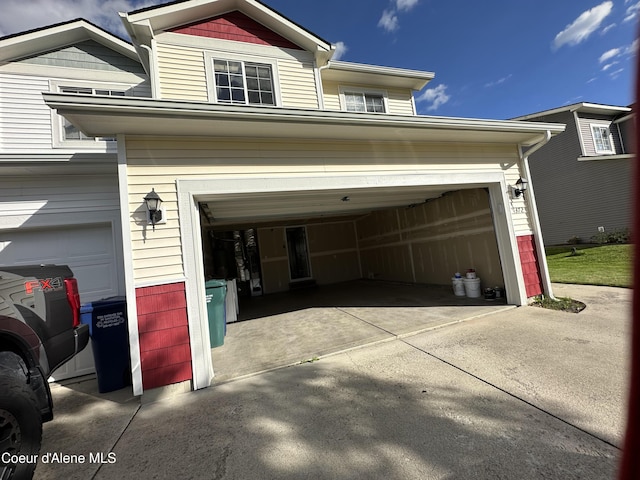 1374 N Kaleigh Ct, Coeur Dalene, ID 83814 - garage featuring driveway