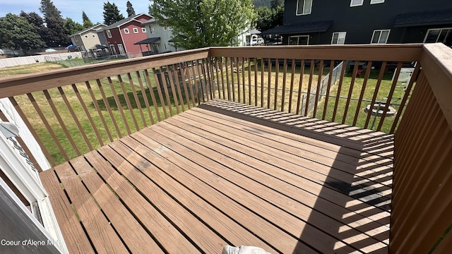 1374 N Kaleigh Ct, Coeur Dalene, ID 83814 - deck featuring a residential view
