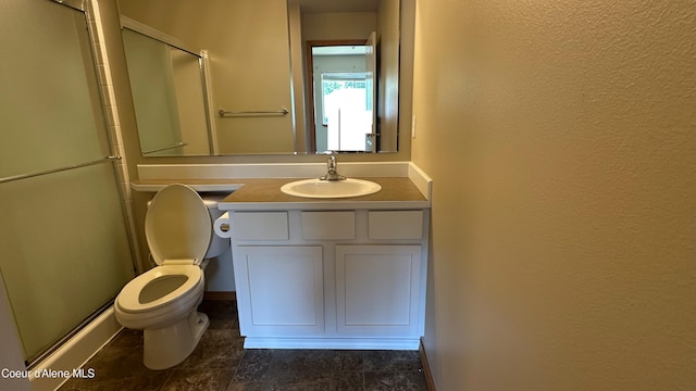 1374 N Kaleigh Ct, Coeur Dalene, ID 83814 - bathroom featuring a stall shower and vanity