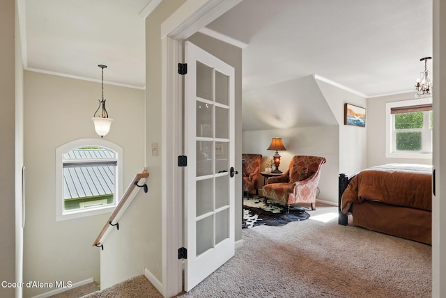 619 N Florence Ave, Sandpoint, ID 83864 - carpeted bedroom featuring crown molding and baseboards