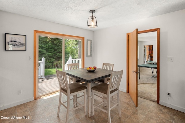42 Bodie Ln, Priest River, ID 83856 - dining space featuring a textured ceiling and baseboards