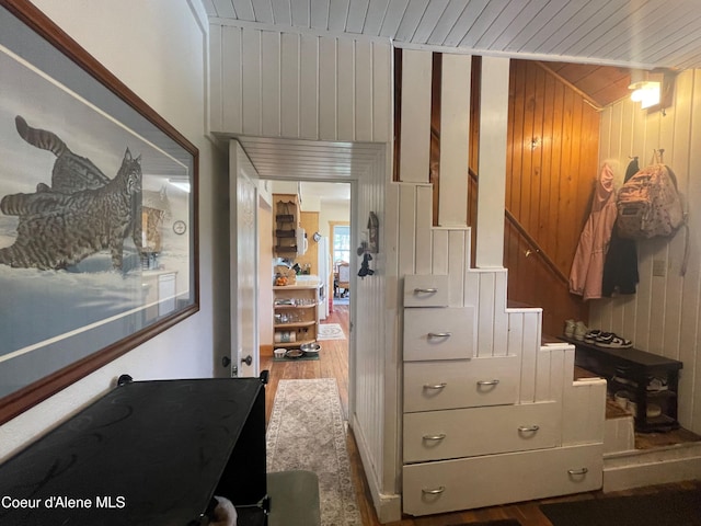 84 Highland Flats Rd, Naples, ID 83847 - interior space featuring wood finished floors