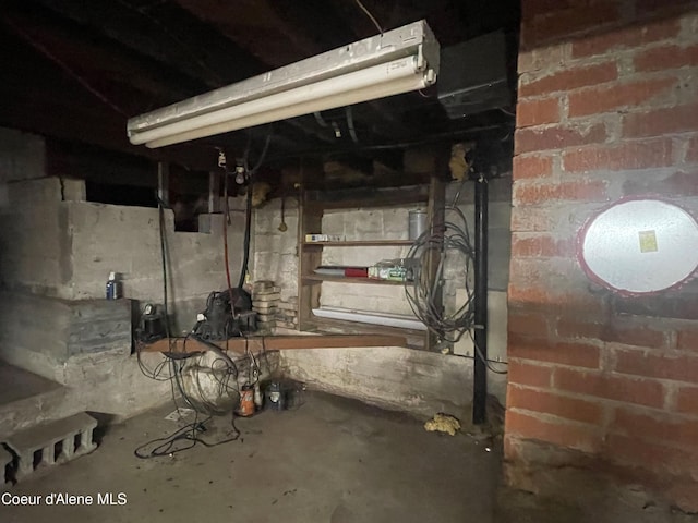 84 Highland Flats Rd, Naples, ID 83847 - view of unfinished basement